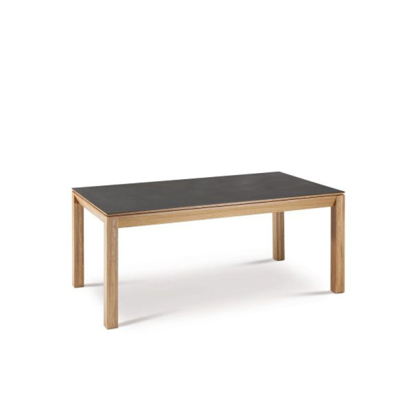 Dasras Clarté Extendable dining table ceramic wood oak or walnut - 10 finishes 8 sizes 2 models