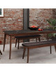 Dasras Paul Extendable dining table ceramic wood oak or walnut - 10 finishes 8 sizes