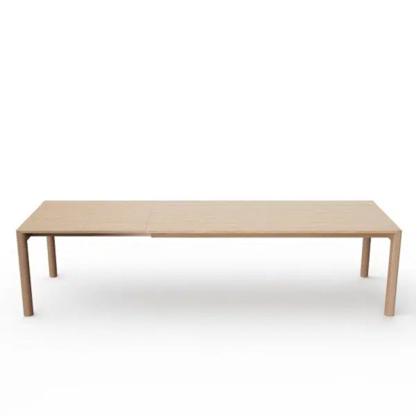 Dasras Rives extendable dining table in oak or walnut wood - 10 finishes 3 sizes