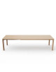 Dasras Rives extendable dining table in oak or walnut wood - 10 finishes 3 sizes
