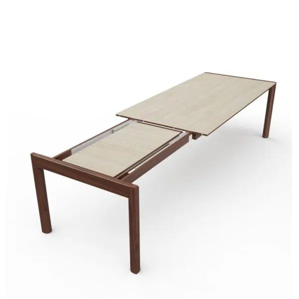 Dasras Rives extendable dining table ceramic wood oak or walnut - 10 finishes 3 sizes