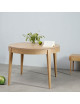 Dasras Liseré Extendable dining table oak wood - 9 finishes 3 sizes