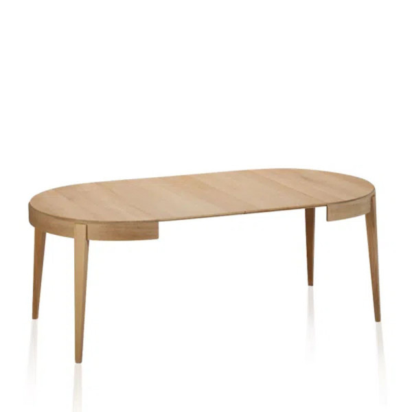 Dasras Liseré Extendable dining table ceramic wood oak - 9 finishes 3 sizes