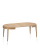 Dasras Liseré Extendable dining table ceramic wood oak - 9 finishes 3 sizes