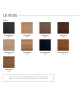 Dasras Liseré Extendable dining table ceramic wood oak - 9 finishes 3 sizes