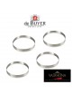 De Buyer stainless steel tart rings - 11 sizes
