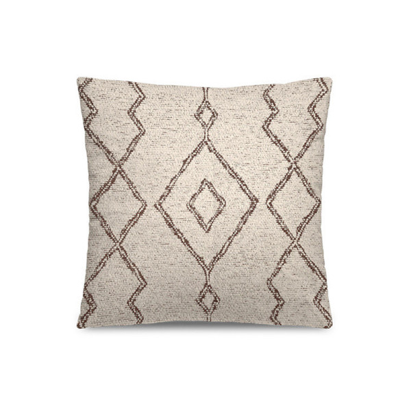 Pôdevache Evato square braided cushion 45x45cm