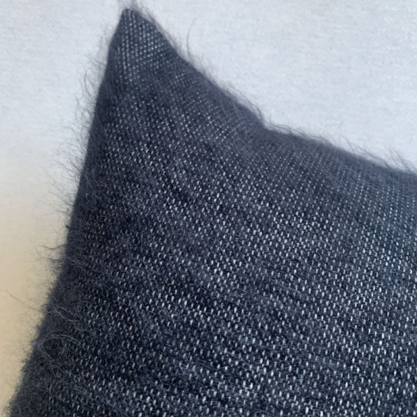 Pôdevache Faro mohair square cushion 45x45cm