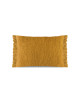 Mairo Pôdevache mohair cushion rectangular 40x60cm yellow curry