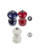 Set of 3 Peugeot Bistro Trio France salt and pepper mills