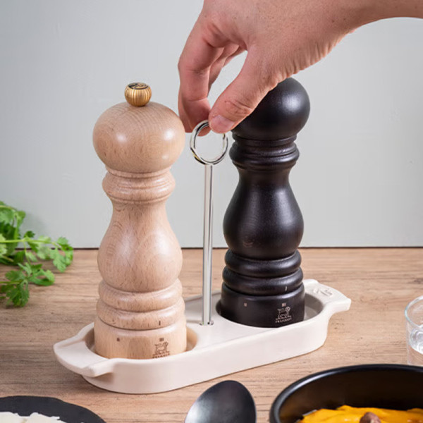 Peugeot ceramic tray for two mills - 2 colors