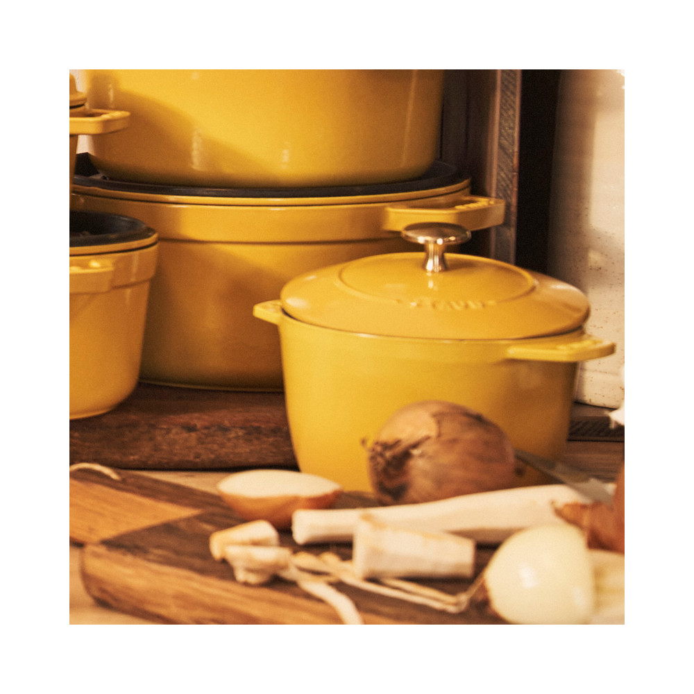STAUB Gohan cast iron rice casserole - Lemon 16cm