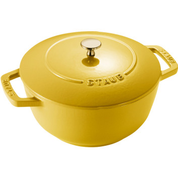 Staub Chistera Cast Iron Cocotte Lemon - 3 Sizes