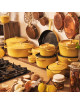 Staub cast iron cocotte round Lemon - 3 diameters