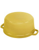 Staub cast iron cocotte round Lemon - 3 diameters