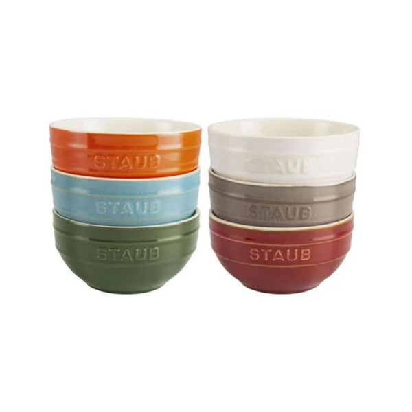STAUB CERAMIC BOWL 17cm 14cm 4個セット STAUB CERAMIC BOWL 17cm 14cm 4個セット