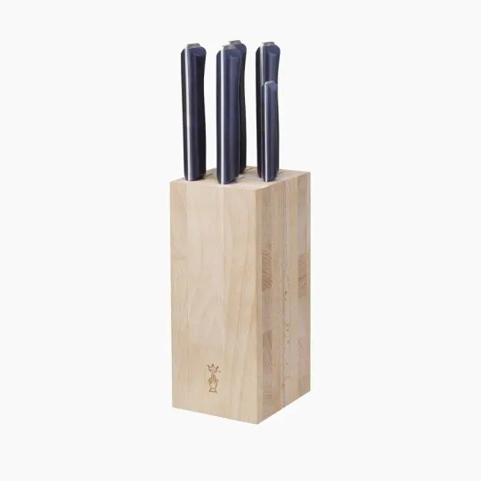 OPINEL block with 5 Intempora kitchen knives