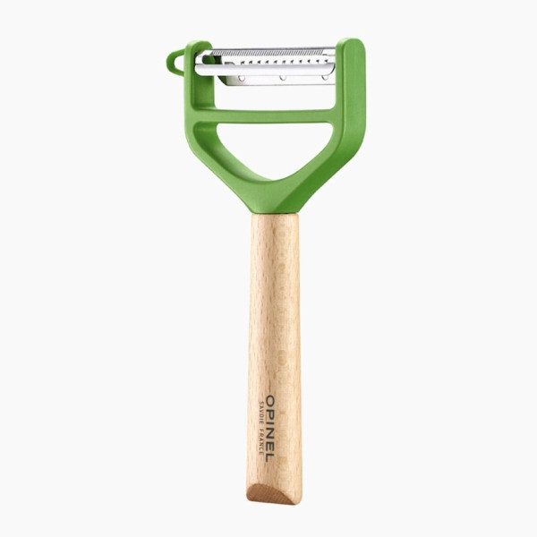 OPINEL T-duo peeler wood or polymer - 5 colors