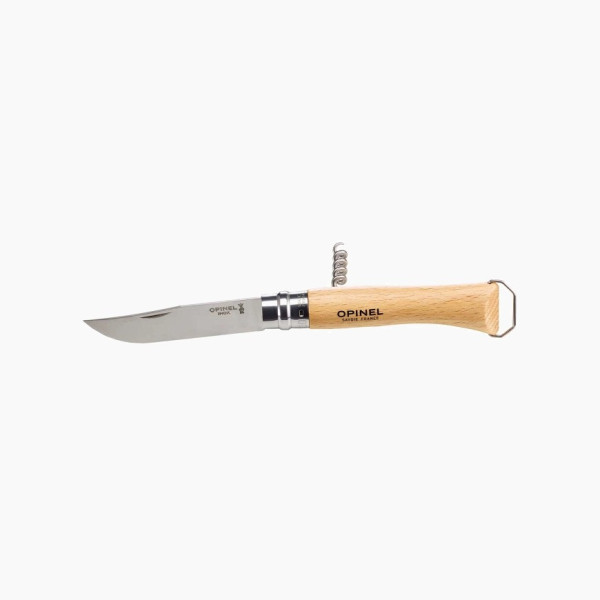 OPINEL Knife No. 10 corkscrew and bottle opener