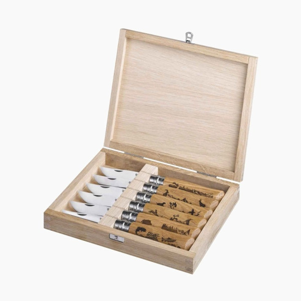 OPINEL Animalia box set 6 knives n°8 Tradition