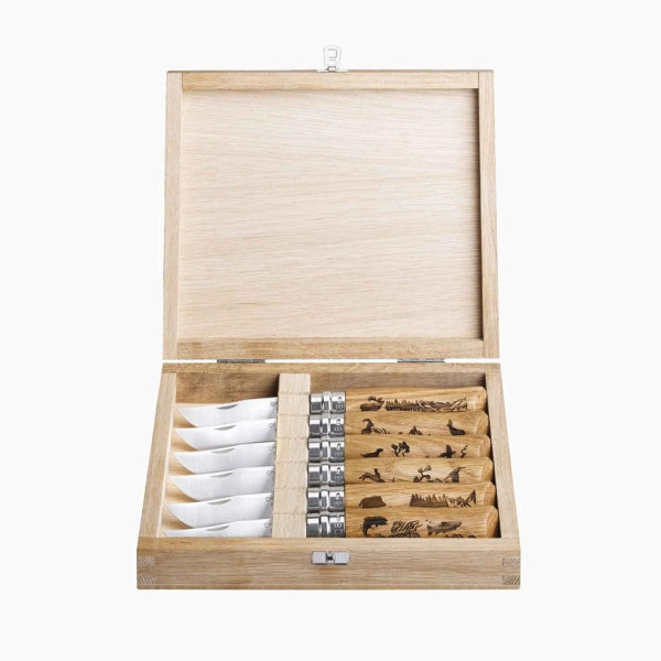 OPINEL Animalia box set 6 knives n°8 Tradition
