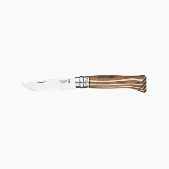 OPINEL Knife No. 8 Tradition Luxe Laminated Birch - 3 colors