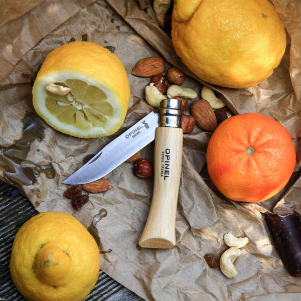 OPINEL Tradition stainless steel beech folding knife - 6 sizes n°6, n°7, n°8, n°9, n°10 and n°12