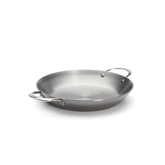 De Buyer Mineral B Steel Paella Pan - 2 sizes