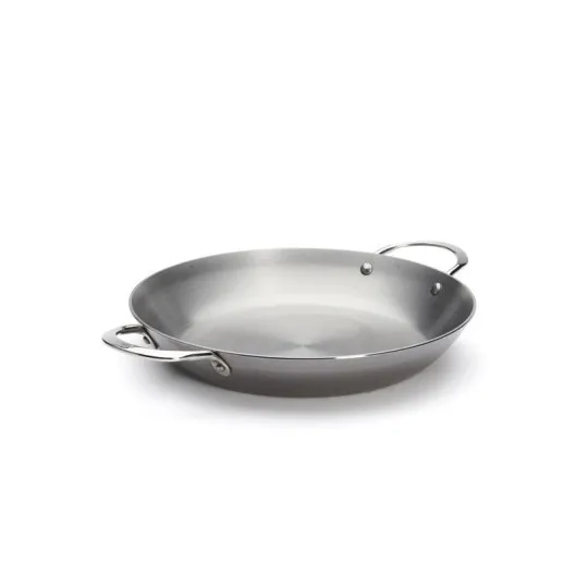 De Buyer Mineral B Steel Paella Pan - 2 sizes