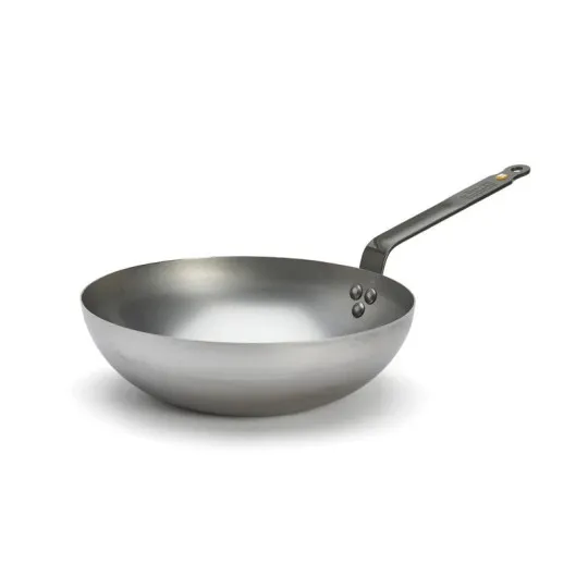 DE BUYER Mineral B domed wok in steel - 3 sizes