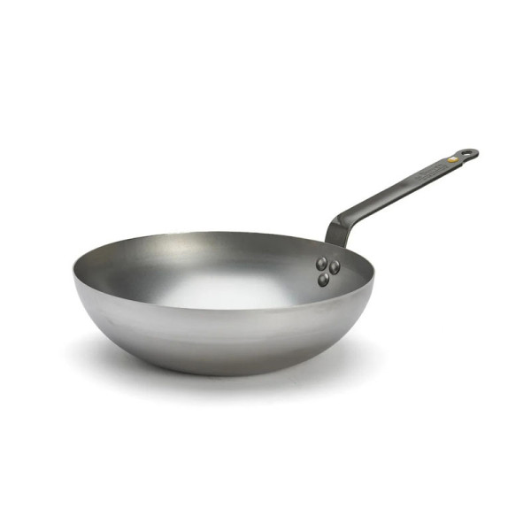 DE BUYER Mineral B domed wok in steel - 3 sizes