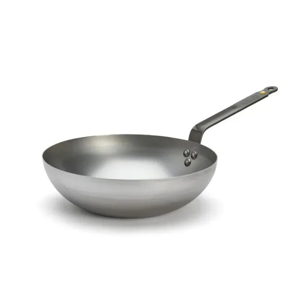 DE BUYER Mineral B domed wok in steel - 4 sizes