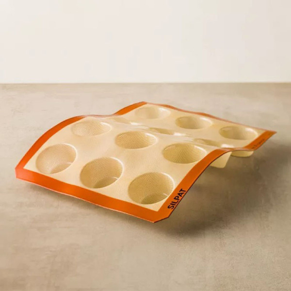 SILPAT 12-muffin silicone cake mold 40x30cm