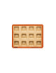 SILPAT 12 square savarin cake mold in silicone 40x30cm