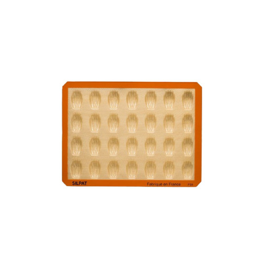 SILPAT 28 mini madeleine cake mold in silicone 40x30cm