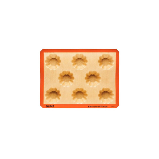 SILPAT 8-brioche cake mold in silicone 40x30cm