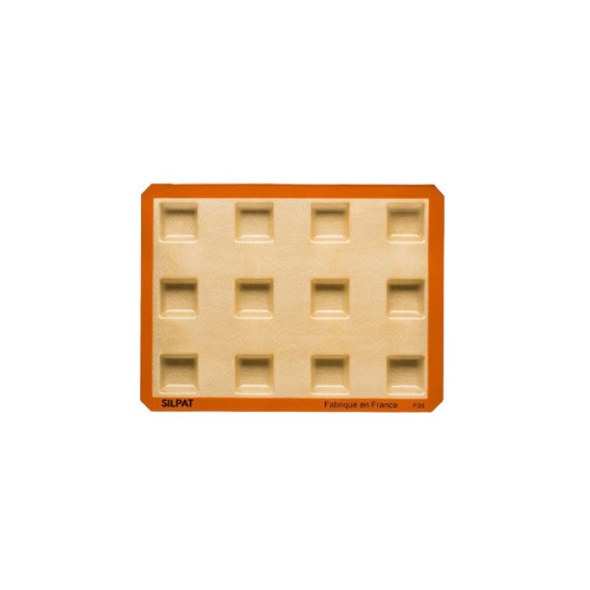 SILPAT 12-square silicone cake mold 40x30cm
