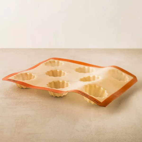 SILPAT 8 mini striated cake mold in silicone 40x30cm