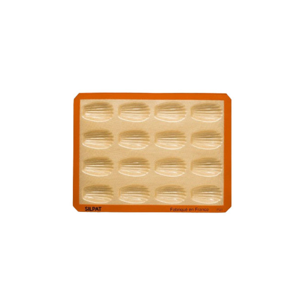 SILPAT 16 Madeleine Cake Mold in Silicone 40x30cm
