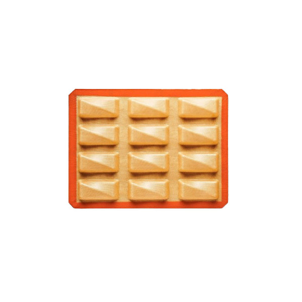 SILPAT 12 Twisted Bars Silicone Cake Mold 40x30cm