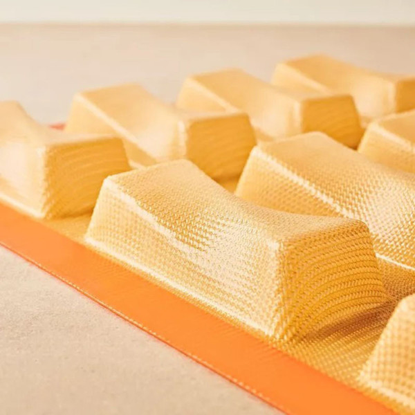 SILPAT 12 Twisted Bars Silicone Cake Mold 40x30cm