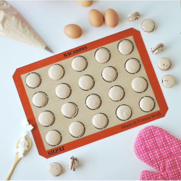 SILPAT special macaron baking mat in silicone 42x29.5cm