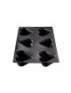 FLEXIPAN 6-heart silicone cake mold 30X20cm