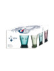 La Rochère Abeille 4 water glasses set of 4 assorted colors