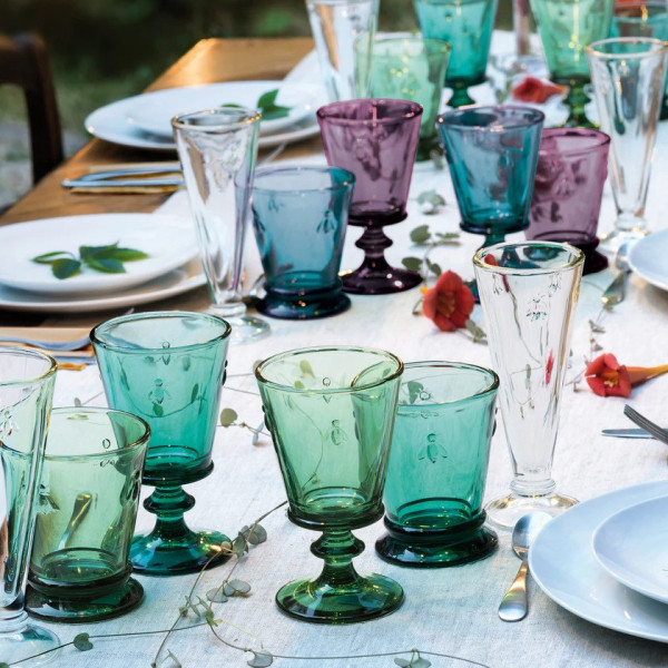 La Rochère Abeille 6 water glasses - 4 colors