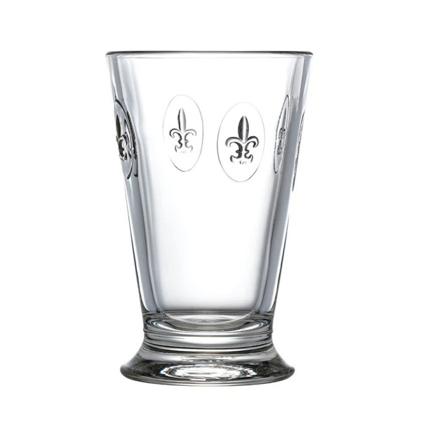 La Rochère Fleur de Lys 6 long drink juice glasses