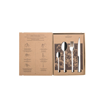 Coffret 24 couverts L'E Stark acier inox DEGRENNE