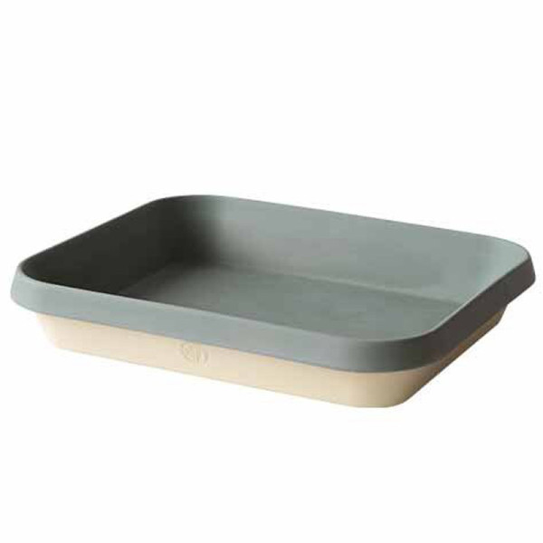 DIGOIN stoneware rectangular dish n°5 storm color