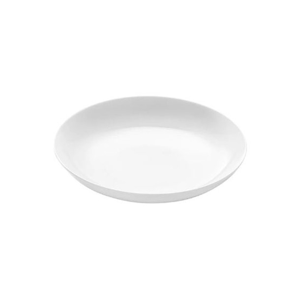 DEGRENNE 6 Modulo white soup plates 20cm