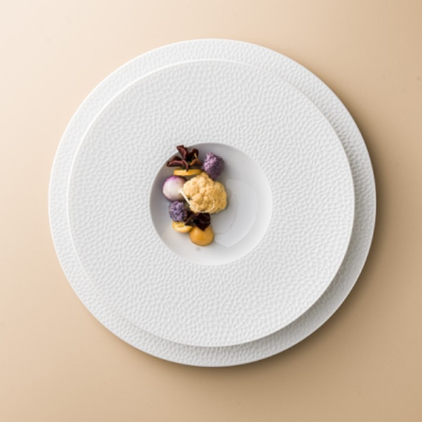 DEGRENNE 6 porcelain plates L Fragments - 6 sizes